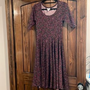 LuLaRoe Nicole Dress Purple